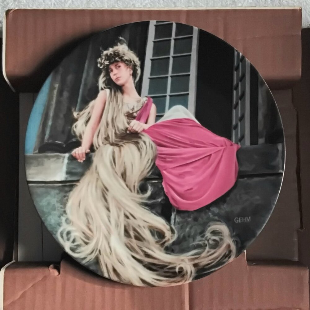 1982 "Rapunzel" by Charles Gehm" 8" Collector's Plate f2465 by Bavaria!!